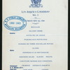 BANQUET [held by] LOS ANGELES CONSISTORY NO.3 [at]