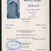 DINNER [held by] MASONIC TEMPLE RESTAURANT [at]  (REST;)