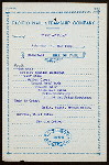 BREAKFAST [held by] PACIFIC MAIL STEAMSHIP COMPANY [at] SS CITY OF PARA (SS)