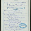 BREAKFAST [held by] PACIFIC MAIL STEAMSHIP COMPANY [at] SS CITY OF RIO DE JANERIO (SS;)