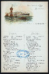 BREAKFAST [held by] NORDDEUTSCHER LLOYD BREMEN [at] SS KAISER WILHELM DER GROSSE (SS;)
