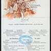 LUNCH [held by] NORDDEUTSCHER LLOYD BREMEN [at] SS KAISER WILHELM DER GROSSE (SS;)