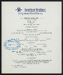 BREAKFAST [held by] SOUTHERN RAILWAY [at] NEW YORK AND FLORIDA EXPRESS (RR;)