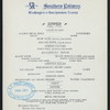 DINNER [held by] SOUTHERN RAILWAY [at] WASHINGTON AND SOUTHWESTERN LIMITED (RR;)