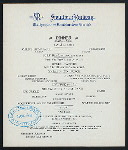 DINNER [held by] SOUTHERN RAILWAY [at] WASHINGTON AND SOUTHWESTERN LIMITED (RR;)