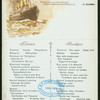 BREAKFAST [held by] NORDDEUTSCHER LLOYD BREMEN [at] "DAMPFER ""WILHELM DER GROSSE""" (SS;)