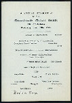 ANNUAL BANQUET [held by] MASSACHUSETTS MEDICAL SOCIETY [at] "MECHANICS HALL, [BOSTON, MA];" (OTHER;)