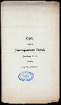 DINNER [held by] NARRAGANSETT HOTEL CAFE [at] "PROVIDENCE, RI" (HOTEL;)