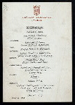 DINNER [held by] CHATEAU FRONTENAC [at] "QUEBEC, CANADA" (HOTEL;)