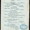DINNER [held by] U.S. ARMY TRANSPORT [at] """WARREN""" (SS;)