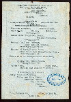 DINNER [held by] U.S. ARMY TRANSPORT [at] """WARREN""" (SS;)