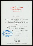BREAKFAST [held by] CANADIAN PACIFIC RAILWAY [at] DINING CAR SERVICE (RR;)
