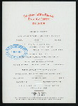 DINNER [held by] CANADIAN PACIFIC RAILWAY [at] DINING CAR SERVICE (RR;)