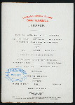 SUPPER [held by] CANADIAN PACIFIC RAILWAY [at] DINING CAR SERVICE (RR;)