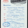 BREAKFAST [held by] PLANTERS HOTEL [at] "ST. LOUIS, [MO] MENU SAYS U.S.A." (HOTEL;)