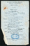DINNER [held by] U.S.A.(ARMY) TRANSPORT WARREN [at] EN ROUTE ABOARD ABOVE (SS;)