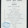 LUNCHEON [held by] IMPERIAL HOTEL LIMITED [at] "TOKYO, JAPAN" (FOR;)