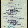 DINNER [held by] U.S. ARMY TRANSPORT [at] EN ROUTE ABOARD ABOVE (SS;)