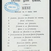 DEJEUNER [held by] IMPERIAL HOTEL LIMITED [at] "[TOKYO, JAPAN]" (HOTEL;)