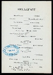 BREAKFAST [held by] [ALTA VISTA HOTEL] [at]  (HOTEL;)