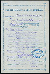 BREAKFAST [held by] PACIFIC MAIL STEAMSHIP COMPANY [at] SS: RIO DE JANEIRO (SS;)