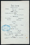 LUNCHEON [held by] ALTA VISTA HOTEL (?) [at] "[COLORADO SPRINGS, CO]" (HOTEL;)