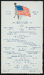 JULY FOURTH DINNER [held by] HOTEL NORTH [at] "AUGUSTA, ME" (HOTEL;)