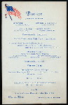 JULY FOURTH DINNER [held by] ALAMO HOTEL(?) [at] "COLORADO SPRINGS, CO" (HOTEL;)