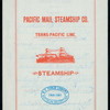 DINNER [held by] PACIFIC MAIL STEAMSHIP COMPANY [at] SS CITY OF RIO DE JANEIRO (SS;)
