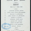 DINNER [held by] IMPERIAL HOTEL LIMITED [at] "[TOKYO,JAPAN]?" (FOREIGN;HOTEL;)