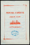 DINNER] [held by] PACIFIC MAIL STEAMSHIP CO./TRANS PACIFIC LINE [at] SS RIO DE JANEIRO (SS;)