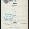 DINNER [held by] ? [at] NIAGARA TO THE SEA (SS?;)