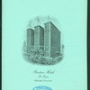 DINNER A LA CARTE [held by] PLANTERS HOTEL [at] "ST. LOUIS, [MO];" (HOTEL;)