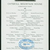 BREAKFAST [held by] CATSKILL MOUNTAIN HOUSE [at] [NEW YORK] (HOTEL;)