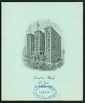 DINNER [held by] PLANTERS HOTEL [at] "ST. LOUIS, [MO];" (HOTEL;)