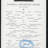SUPPER [held by] CATSKILL MOUNTAIN HOUSE [at] [NEW YORK] (HOTEL)