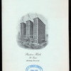 CARTE DU JOUR [held by] PLANTERS HOTEL [at] "ST. LOUIS, [MO];" (HOTEL;)