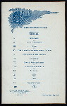 189TH REGULAR DINNER [held by] XIII CLUB [at] "CENTRAL RESTAURANT, 143 LIBERTY STREET, [NEW YORK, NY];" (REST;)