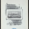 DINNER [held by] NORTHERN STEAMSHIP COMPANY/GREAT NORTHERN RY LINE. [at] ON BOARD SS NORTH WEST (SS;)