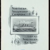 A LA CARTE [held by] NORTHERN STEAMSHIP COMPANY/GREAT NORTHERN RY LINE. [at] ON BOARD SS NORTH WEST (SS;)