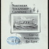 WINE LIST [held by] NORTHERN STEAMSHIP COMPANY/GREAT ORTHERN RY. LINE [at] ? (SS;)