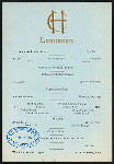 LUNCHEON [held by] CONGRESS HALL [at] "SARATOGA SPRINGS, NY" (HOTEL)