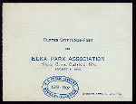 ELFTES STIFTUNGS-FEST [held by] ELKA PARK ASSOCIATION [at] "[STONY CLOVE, CATSKILL MTS., NY]" (OTHER (HOTEL?);)