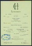 LUNCHEON [held by] CONGRESS HALL [at] "SARATOGA SPRINGS, NY" (HOTEL;)
