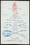 NOON DINNER [held by] VICTORY HOTEL [at] "PUT-IN-BAY-ISLAND, LAKE ERIE, OH" (HOTEL;)