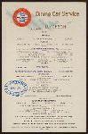 LUNCHEON [held by] SOUTHERN PACIFIC COMPANY [at] SUNSET OGDEN & SHASTA ROUTES (RR;)