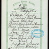 TIFFIN [held by] NIPPON YUSEN KAISHA [at] EN ROUTE ABOARD SS. KAMAKURA MARU (SS.)