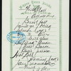 BREAKFAST [held by] NIPPON YUSEN KAISHA [at] EN ROUTE ABOARD SS. KAMAKURA MARU (SS.)