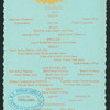 DINNER [held by] HOTEL NORTH [at] "AUGUSTA, ME" (SS;)
