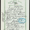 TIFFIN [held by] NIPPON YUSEN KAISHA [at] EN ROUTE ABOARD SS. KAMAKURA MARU (SS.)